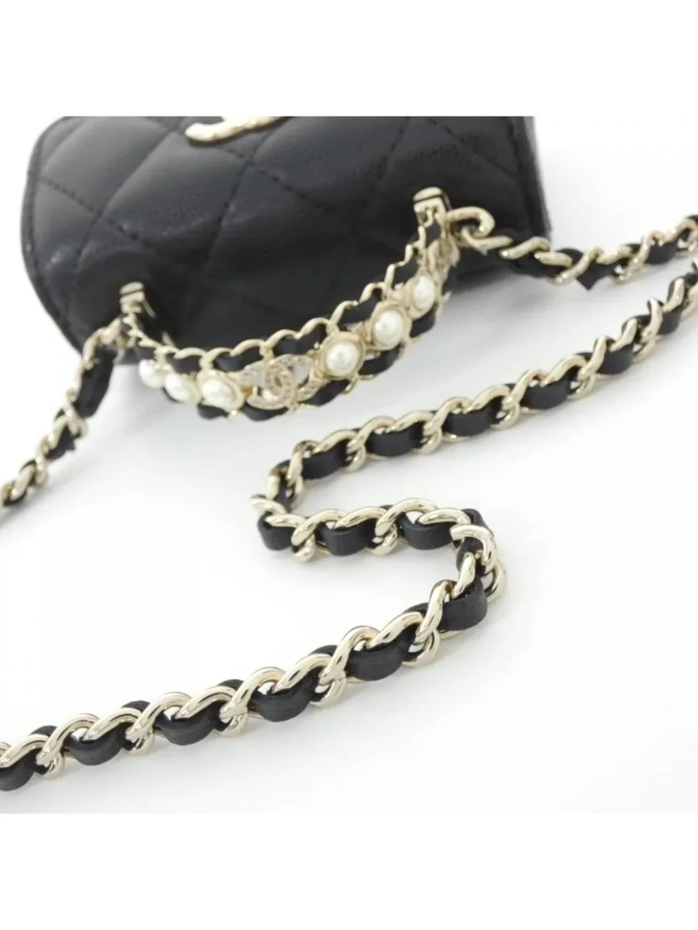 Chanel Chain Clutch Black